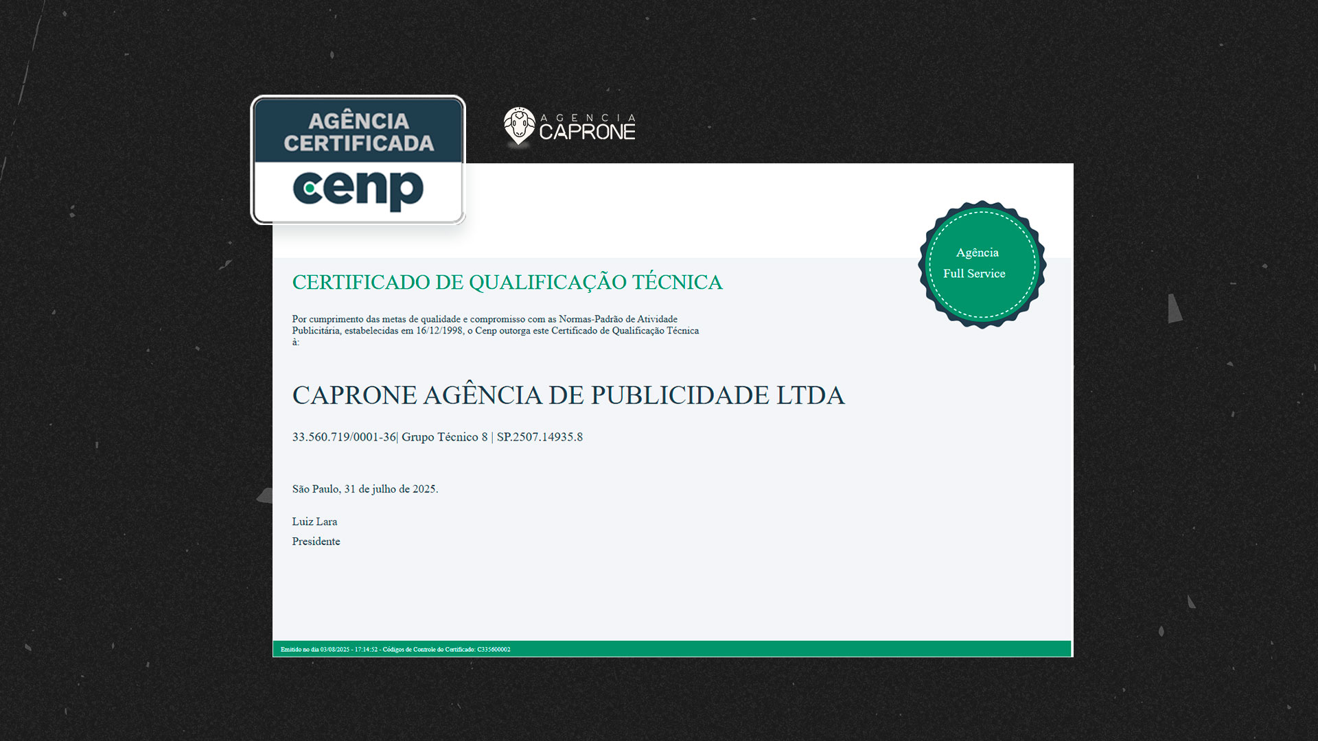 Certificacao CENP - Credenciamento profissional
